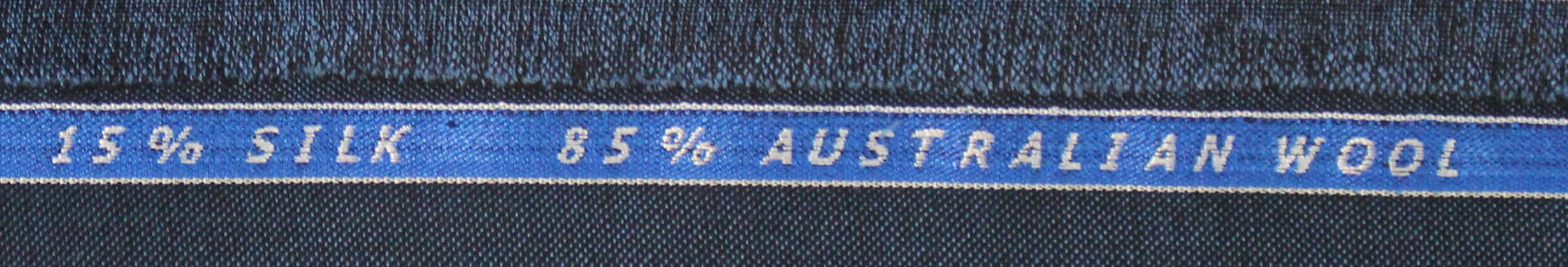 Australian wool and silk sharkskin suiting - gunmetal .75 yds