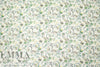 Italian sage blossoms crinkle viscose/silk woven 1.5 yd
