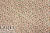 Italian blushing lilies crinkle viscose/silk woven 1.375 yd