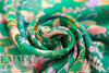 Italian decoflora bands crinkle viscose/silk woven 1.33 yd