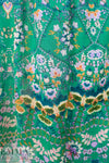 Italian decoflora bands crinkle viscose/silk woven 1.375 yd