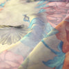 CA designer 'antique garden' silk chiffon 1 yard
