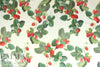 NY designer 'strawberry season' poly chiffon