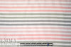 Italian viscose dashy stripe yarn-dyed sheer 1 yard