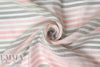 Italian viscose dashy stripe yarn-dyed sheer 1.33 yd