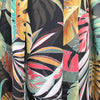 Italian 'tropical night' sheer viscose georgette 1.75 yd