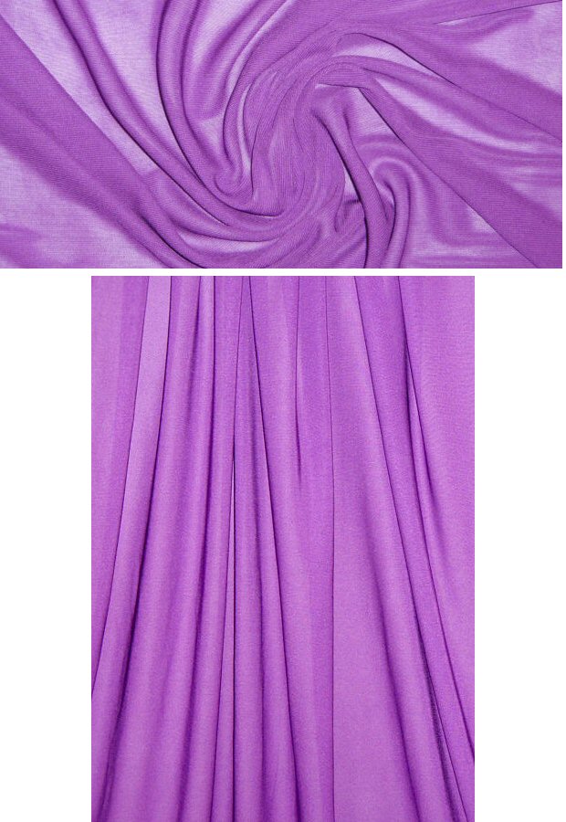 designer semi-sheer matte jersey - fuschia 1.75 yds