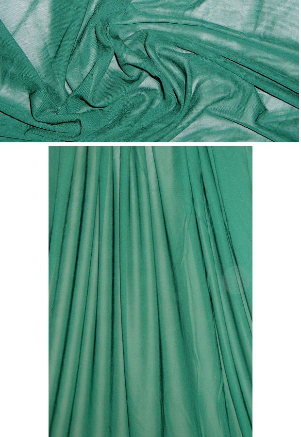 designer semi-sheer matte jersey - pine