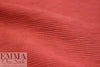 CA designer viscose/silk plisse' rib woven - paprika 1 yard