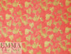 JCrew sheer stretch viscose crepe - butterscotch/mandarin 1.125 yds