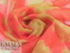 JCrew sheer stretch viscose crepe - butterscotch/mandarin 2 yd