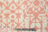 European linen/rayon stretch woven salmon/ivory 2 yds