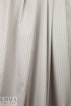 NY designer yarn-dyed plaid cotton shirting - gray/red 1 yard