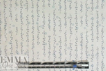 French cotton shirting - digital world 1.5 yd