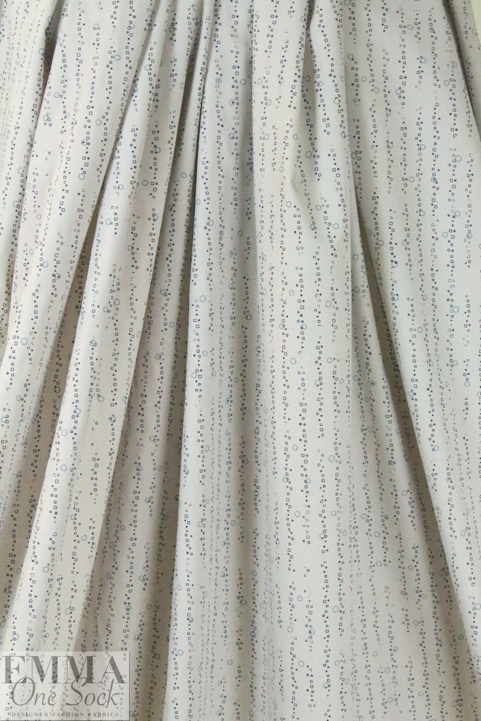 French cotton shirting - digital world 1.625 yd