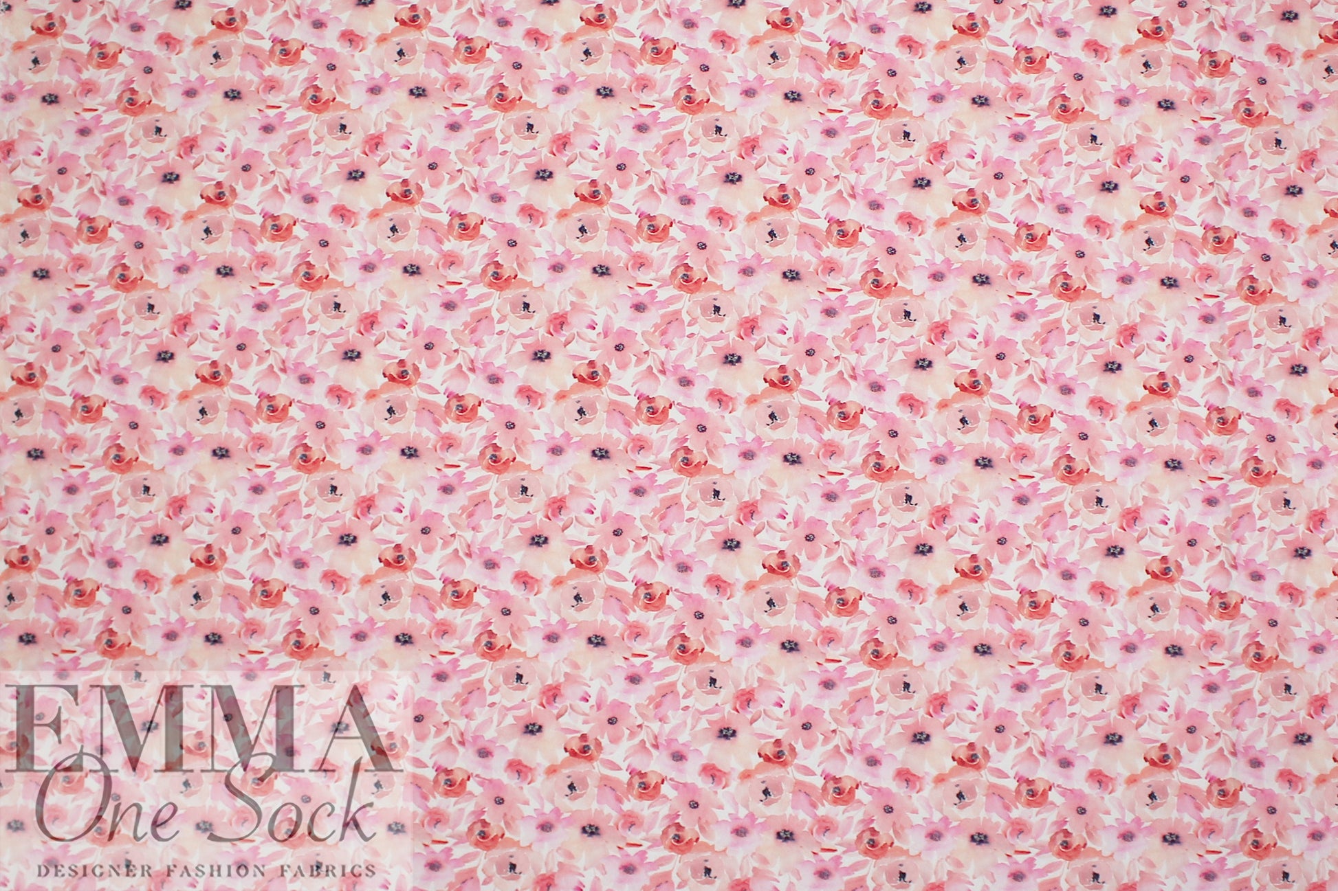 Dutch Oeko-Tex cotton poplin - floral blush 2 yd