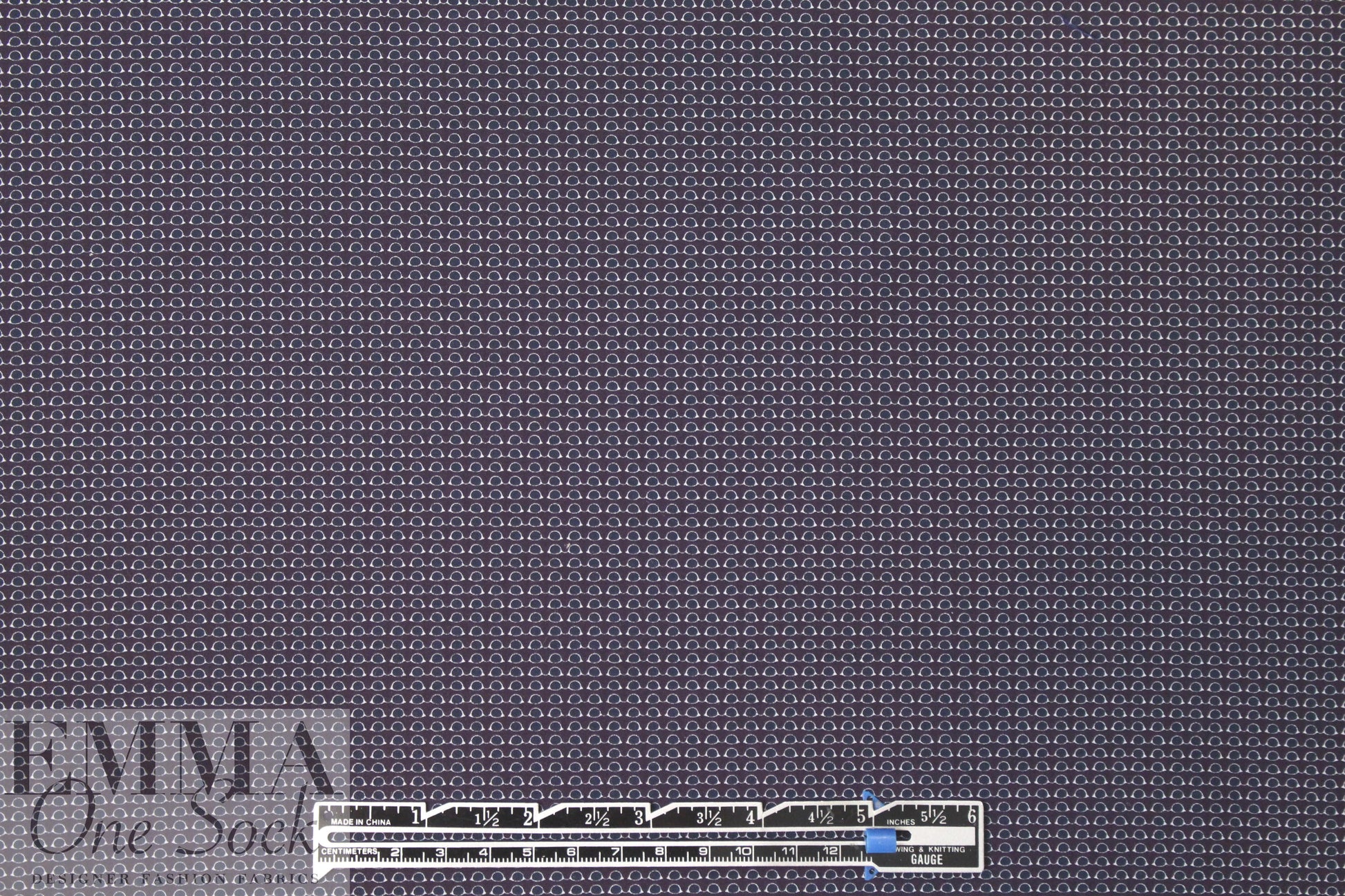 Italian 'sunglasses' graphic cotton shirting