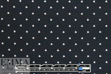 Italian cotton/silk/spandex stretch shirting - tri-dots 2 yds