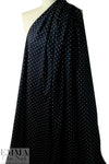 Italian cotton/silk/spandex stretch shirting - tri-dots