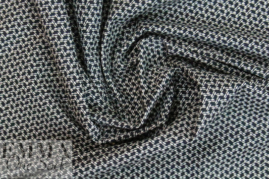 Italian cotton stretch shirting - double vision 2.25 yds