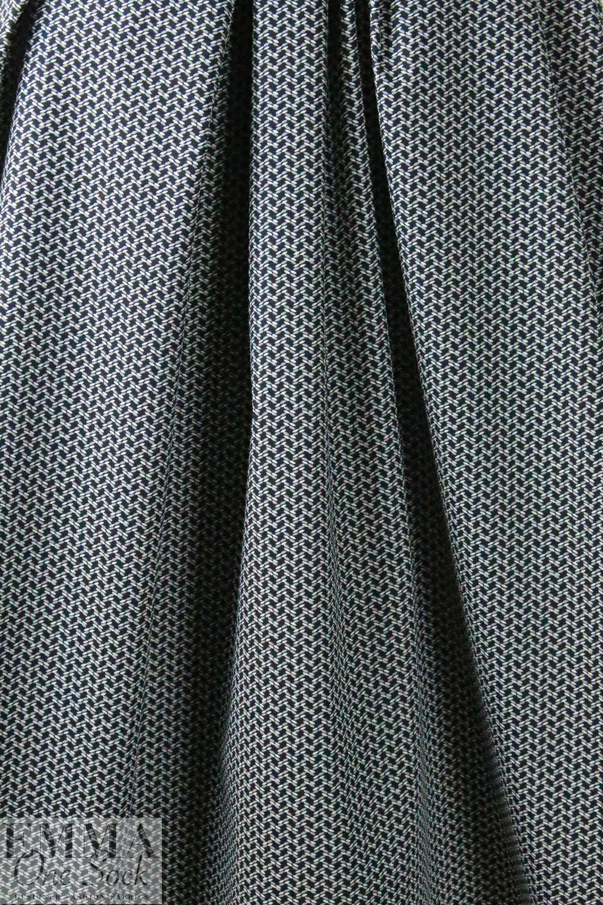 Italian cotton stretch shirting - double vision