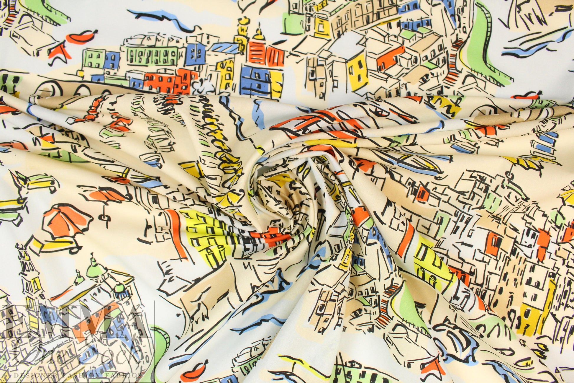 Italian 'vacation dream' cotton woven shirting