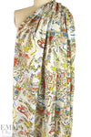 Italian 'vacation dream' cotton woven shirting