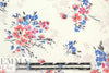 French cotton shirting - floral bouquets