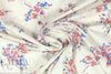 French cotton shirting - floral bouquets 1.5 yds