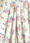 French cotton shirting - floral bouquets