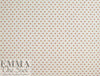 Italian designer stylized floral dot cotton shirting 1.625 yd