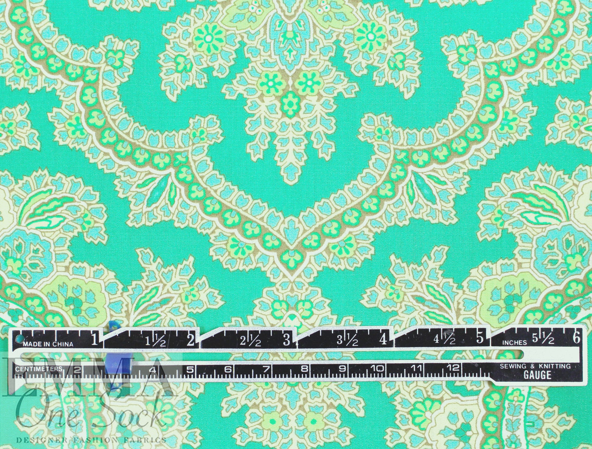 Isabe1 Marant 'damask-style' cotton woven 1.375 yd