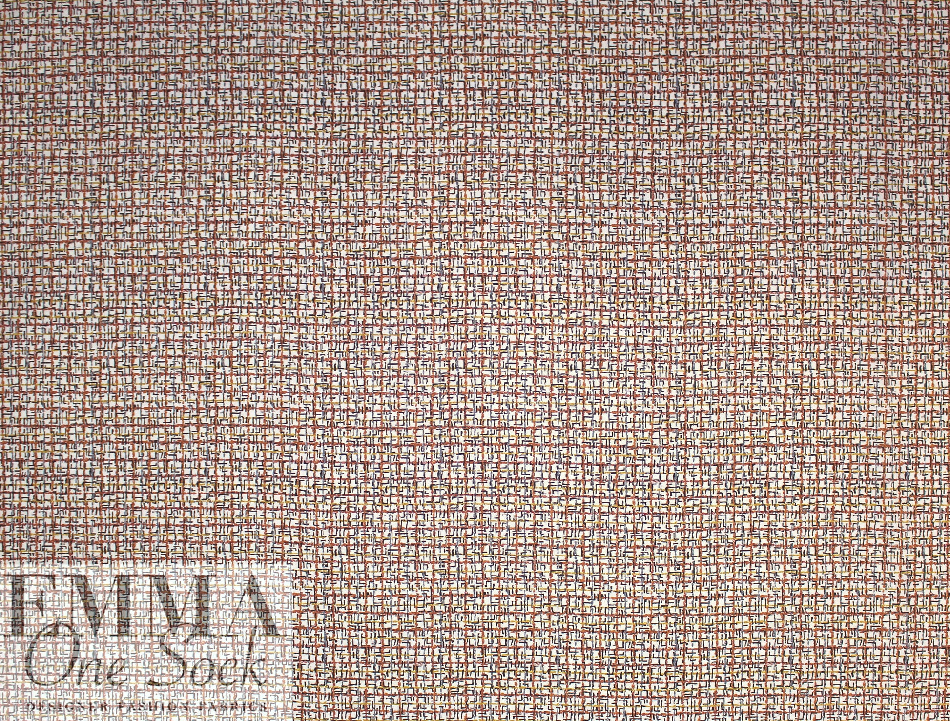 M@x Mara 'window hatch' cotton shirting - umber/ochre .5 yds