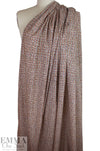 M@x Mara 'window hatch' cotton shirting - umber/ochre .5 yds