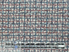 M@x Mara 'window hatch' cotton shirting - brick/ocean 1.5 yd