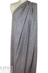 M@x Mara 'window hatch' cotton shirting - brick/ocean .5 yds