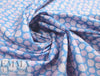 Pau1 Smith tiny leaves cotton shirting - lavender/denim 1.66 yd