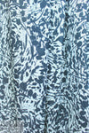 Italian 'inky blues abstract' cotton shirting 1.75 yd