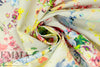 Italian 'vintage bouquets' cotton shirting 1.375 yds