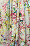 Italian 'vintage bouquets' cotton shirting 1.375 yds