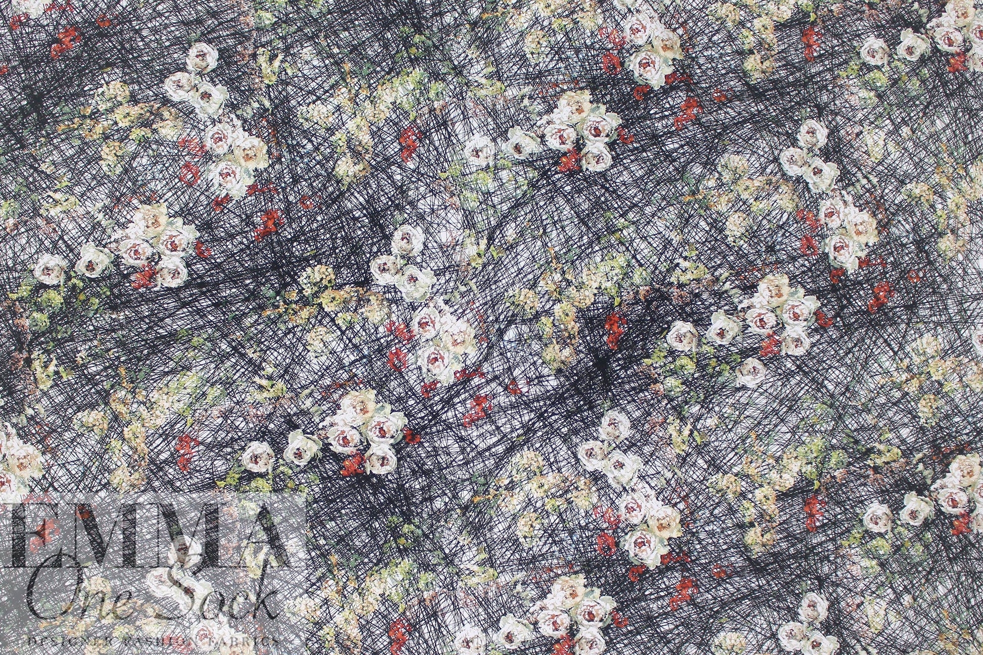 Italian 'Charlotte's web' fine quality cotton shirting .75 yds