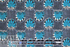 Italian deco scallop shell graphic cotton shirting 2.25 yd