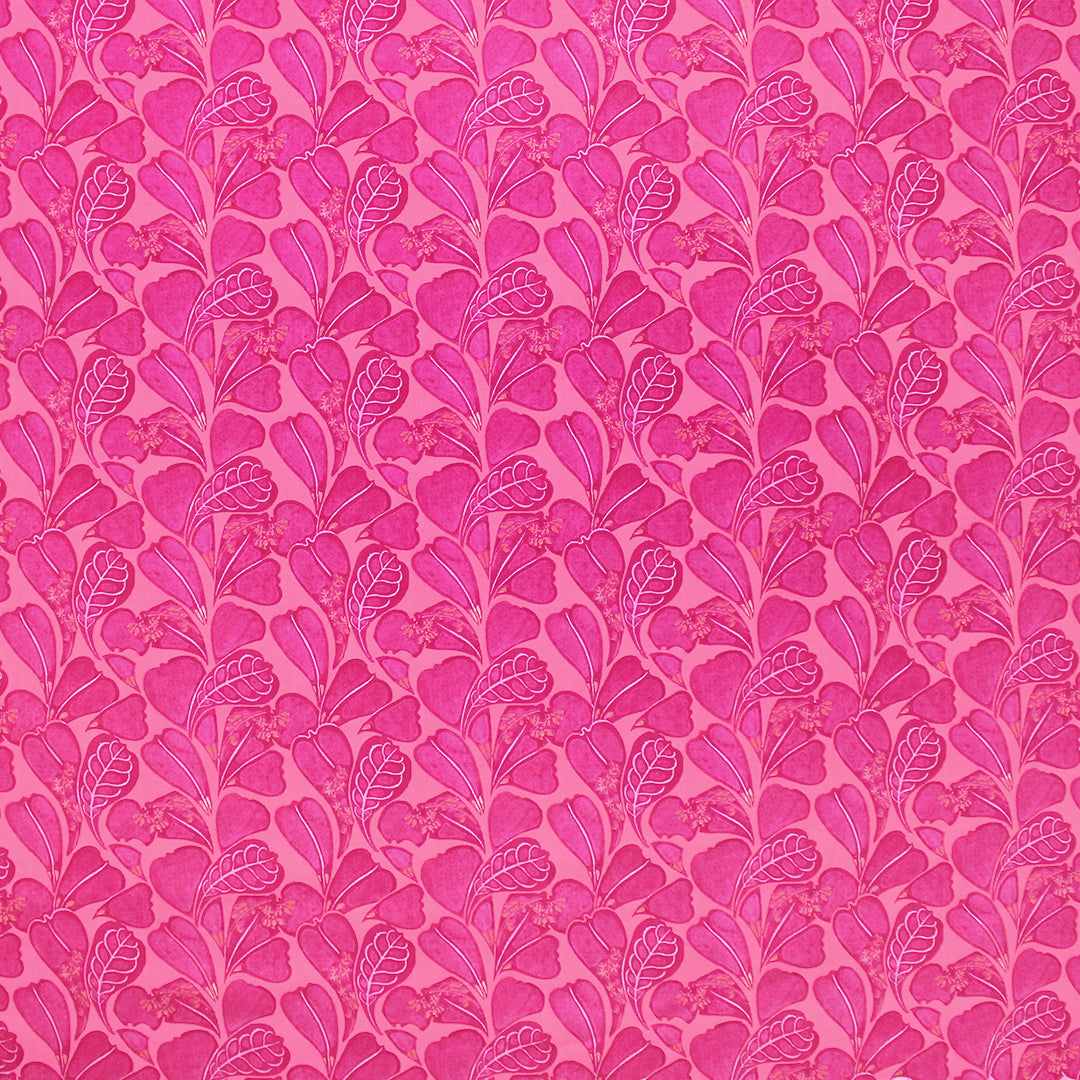 Italian 'pink petals' cotton shirting .875 yds