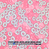 Italian 'daisy, daisy' printed, embroidered cotton shirting 1.25 yds