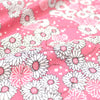 Italian 'daisy, daisy' printed, embroidered cotton shirting 1.25 yds