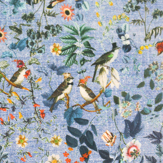 Leggiun0 'quirky forest' cotton stretch shirting