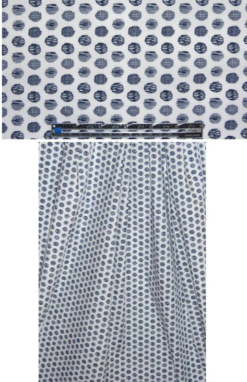 doodle dot graphic cotton/lycra shirting .75 yds