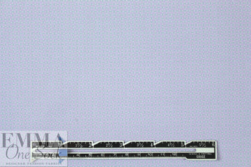 Italian tessilation cotton shirting - lavender/chambray 2.25 yd