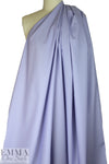 Italian tessilation cotton shirting - lavender/chambray 2.25 yd