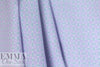 Italian tessilation cotton shirting - lavender/chambray 2.25 yd